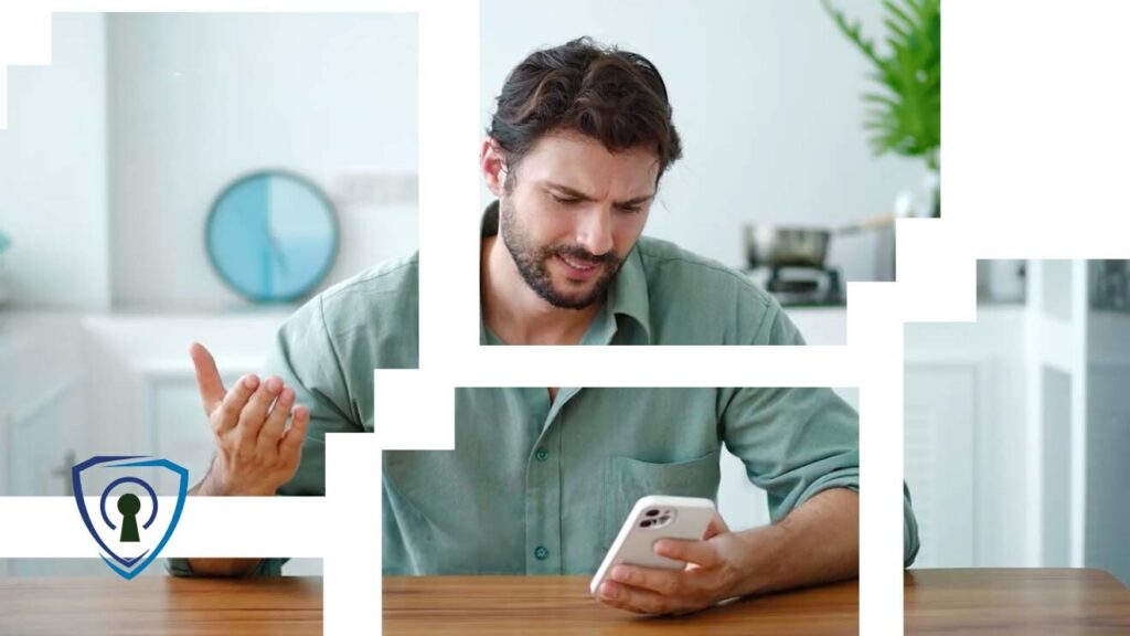 Man frustrating with growing his business.